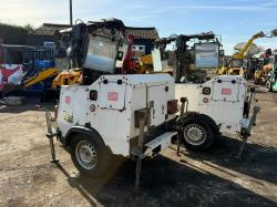 2 X SMC TL90 LIGHTING TOWERS*C/W KUBOTA ENGINES*VIDEO*