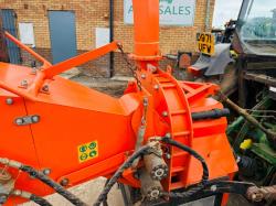 MDL POWER UP MOUNTED PTO DRIVEN WOOD CHIPPER*YEAR 2017*VIDEO*