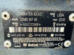 BOBCAT 3 IN ONE BUCKET* TO SUIT SKIDSTEER*YEAR 2012*VIDEO*