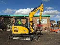 YANMAR SV60-A EXCAVATOR*YEAR 2019*C/W SCRAP GRAB*VIDEO*