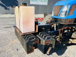 NEW HOLLAND TN75DA TRACTOR *C/W TURFER CONVEYOR AND PALLET TINES*VIDEO*