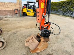 KUBOTA KX030-4 EXCAVATOR*C/W TILT BUCKET*2296 HOURS*YEAR 2019*VIDEO*