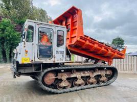HITACHI CG100 TRACKED DUMPER C/W RUBBER TRACKS & REVERSE CAMERA *VIDEO*