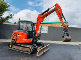 KUBOTA KX057-4 EXCAVATOR*C/W SELECTOR GRAB*YEAR 2018*VIDEO*