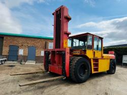 LANSING TR25 2 STAGE MASTED FORKLIFT*C/W PALLET TINES*VIDEO*