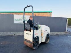 TEREX TV800 DRUM ROLLER*C/W KUBOTA ENGINE*159 HOURS*VIDEO*