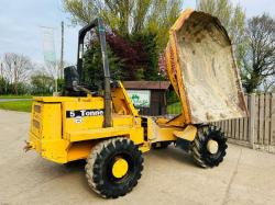THWAITS ALLDRIVE 4WD SWIVEL TIP DUMPER C/W ROLE BAR *VIDEO*