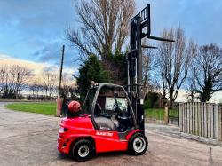 MANITOU MI35G CONTAINER SPEC FORKLIFT *YEAR 2016, 2070 HOURS* C/W SIDE SHIFT *VIDEO*