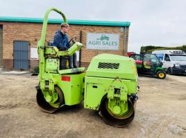 BENFORD TV1200 DOUBLE DRUM ROLLER*C/W KUBOTA ENGINE*VIDEO*