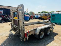 TWIN AXLE INDESPENSION TRAILER*C/W DROP DOWN RAMPS*VIDEO*