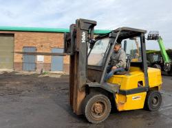 YALE GDP40LJ FORKLIFT*C/W PALLET TINES*VIDEO*