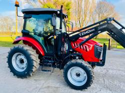 BRAND NEW SIROMER 504 4WD TRACTOR * YEAR 2023 * WITH SYNCHRO CAB AND LOADER 