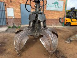 TEREX FUCHS MHL320 SCRAP HANDLER*C/W ROTATING SCRAP GRAB*VIDEO*