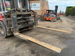 KALMAR DC16-1200 FORKLIFT*C/W FORK POSITIONER*VIDEO*