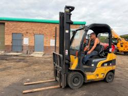 CATERPILLAR GP18N FORKLIFT*C/W PALLET TINES*VIDEO*