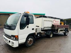 ISUZU ARTICULATED ROCK MASTER CONCRETE PUMP*C/W PERKINS ENGINE*VIDEO*