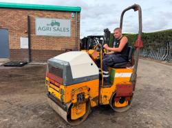 BENFORD TV800-1 VIBRATING ROLLER*C/W ROLL BAR*VIDEO*