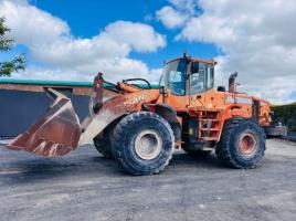 DOOSAN DL400 LOADING SHOVEL*DIESEL ISSUES*STARTS,RUNS,DRIVES*VIDEO*
