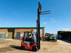 BT GT18 GAS CONTAINER SPEC FORKLIFT*C/W PALLET TINES*VIDEO*
