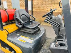CATERPILLAR GP20NT FORKLIFT*YEAR 2015*C/W PALLET TINES*VIDEO*
