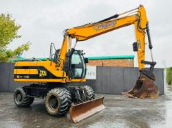 JCB JS145 WHEELED EXCAVATOR*C/W BUCKET*VIDEO*