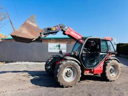 MANITOU MLT 634 TELEHANDLER *C/W BUCKET AND PALLET TINES*VIDEO*