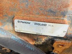 4 CYLINDER PERKINS PHASER ENGINE*C/W TRANSMISSION*3 LEFT*VIDEO*