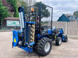SONALIKA T2A 4WD TRACTOR *ONLY 26 HOURS* C/W LOADER, BUCKET & FLAIL CUTTER *VIDEO*