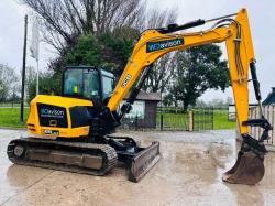 JCB 86C-2 EXCAVATOR *ZERO SWING, YEAR 2021, 2294 HOURS* C/W QUICK HITCH *VIDEO*
