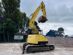 SUMITOMO SH130 TRACKED EXCAVATOR C/W BLADE & QUICK HITCH *VIDEO*