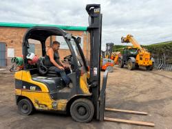CATERPILLAR GP18N FORKLIFT*C/W PALLET TINES*VIDEO*