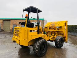 THWAITES 6000 STRAIGHT TIP DUMPER*C/W PERKINS ENGINE*VIDEO*