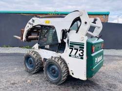 BOBCAT 773 HIGH LIFT TURBO SKIDSTEER*C/W PALLET TINES*VIDEO*