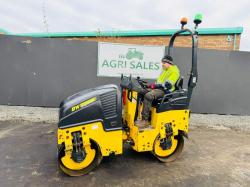 BOMAG BW 80AD-5 TANDEM ROLLER*YEAR 2014*C/W KUBOTA ENGINE*VIDEO*