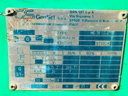 GENSET MG20 SS-D 20 KVA GENERATOR*VIDEO*