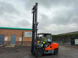 DOOSAN D50C-7 FORKLIFT*3329 HOURS*YEAR 2017*VIDEO*