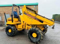 THWAITES 6 TONNE DUMPER*C/W PERKINS ENGINE*VIDEO*