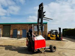 PALFINGER F3-203 ROUGH TERRAIN FORKLIFT*C/W PALLET TINES*YEAR 2013*VIDEO*