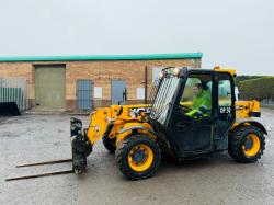 JCB 525-60 HI VIZ TURBO TELEHANDLER*YEAR 2019*C/W BUCKET & TINES*VIDEO*