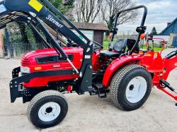  BRAND NEW SIROMER 304 4WD TRACTOR WITH LOADER & BACK ACTOR YEAR 2023 *VIDEO*