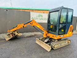 HANIX H22B EXCAVATOR*829 HOURS*C/W 4 EXTRA BUCKETS*VIDEO*