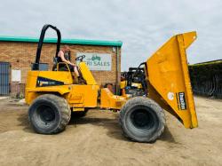 THWAITES 7 TONNE STRAIGHT TIP DUMPER*C/W PERKINS ENGINE*VIDEO*