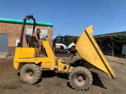 THWAITES 3 TONNE STRAIGHT TIP DUMPER*C/W YANMAR ENGINE*VIDEO*