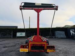 TRI AXLE HOOK LOADER TRAILER*C/W EASY SHEET*VIDEO*