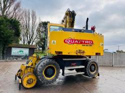KOMATSU PW150ES-6K 4WD WHEELED EXCAVATOR C/W QUICK HITCH & RAILWAY GEAR *VIDEO*