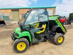 JOHN DEERE GATOR XUV FULL CAB* MANUAL TIP*VIDEO*