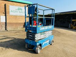 GENIE GS-1932 SCISSOR LIFT*NEEDS CHARGING*VIDEO*