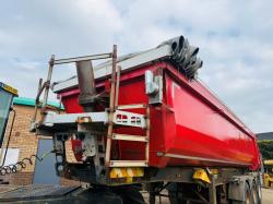 SCHMITZ TRI AXLE BULK TIPPING TRAILER*C/W EASY SHEET*VIDEO*