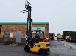 CATERPILLAR GP25NT FORKLIFT*C/W PALLET TINES*YEAR 2013*VIDEO*