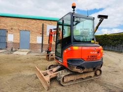 KUBOTA KX030-4 EXCAVATOR*C/W TILT BUCKET*2296 HOURS*YEAR 2019*VIDEO*